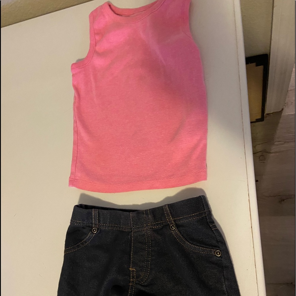 Tank top and pair of shorts